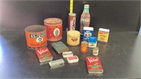 Pipe & cigarette tins/cans & misc.