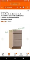 Drawer base kitchen cabinet