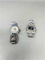 2 quartz watches - wrangler & dodge ram
