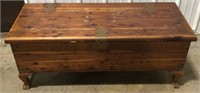 (W)
Vintage Caswell Bunyan Wooden Chest 
Approx