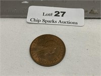 1964 Australia Half Penny