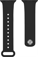 SILICONE APPLE WATCH BAND (2 CT) 
40 MM, BLACK