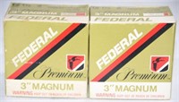 Two Full Boxes Federal Premium 12 GA 3” Mag.