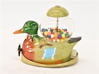 Vintage Carousel Duck Gum Ball Vending Machine