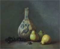Brenda Tribush Pastel Still Life With Pears