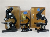 E. Leitz Wetzlar Microscopes with Cases
