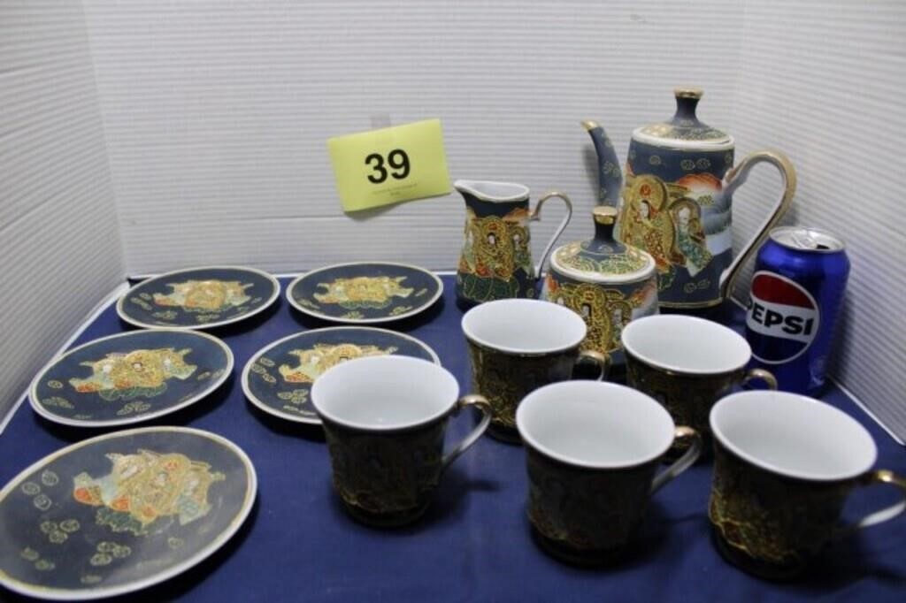 TEA SET MADE IN CHINA, 5 EACH, CUPS,