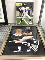 AUTOGRAPHED PHOTOS: DONOVAN MCNABB, DREW BLEDSOE