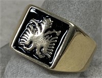 Ring with bird design size 10 1/2
