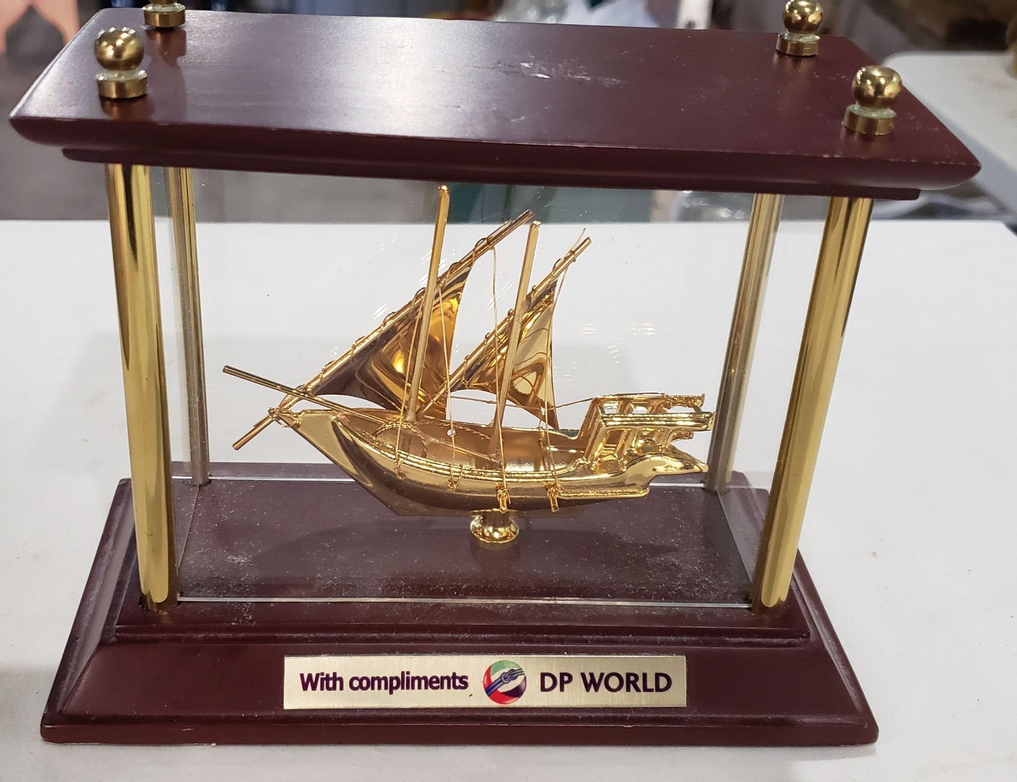 Unique Boat Award-7" X 3" X 5"