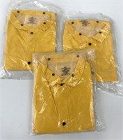 3 New Size XL Yellow Raincoats