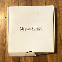 Small Boxed Michael C Fina Silverplate Tray