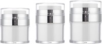 Refillable Airless Pump Makeup Jar x2