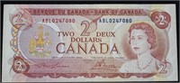1974 CAD $2 Banknote