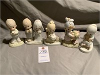 VTG Precious Moments Porcelain Figurines