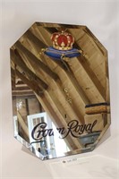 Crown Royal Clock Mirror