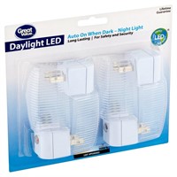 LED Light-Sensing Night Light Daylight 4-Pack a75