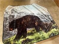 Bear throw - plush