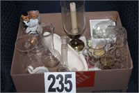 Box Lot of Glass/Home Decor