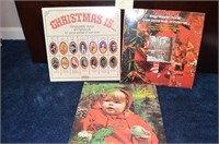 Three Christmas vintage albums