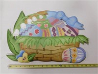 Placemat set of 6 Easter Basket/painted egg design