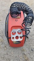 Home AirBase portable air compressor. Powers on.