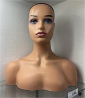 Female Wig Head Mannequin Form.