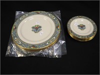 14 Lenox china plates Autumn pattern: seven