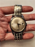 Sears Swiss Made Waterproof Wristwatch RUNS