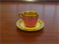 Miniature Coalport cup & saucer