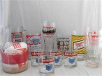 Bar glasses with advertising: 4 Smirnoff - large