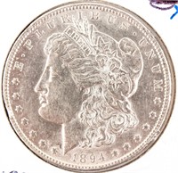Coin 1894-O Morgan Silver Dollar Extra Fine