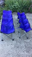 2 folding benches, camping