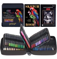 PRINA Art Supplies 120 Colors Colored Pencils Set