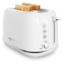 2 Slice Stainless Steel Toaster Retro with 6 Bread