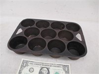 Vintage Cast Iron Muffin Cupcake Pan