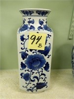 Blue & White Vase (18")