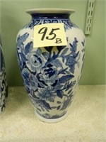 Blue & White Vase (16")