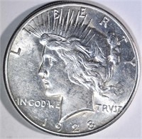 1928-S PEACE DOLLAR, BU