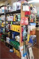 Shelf Unit & Contents; Lubricants, Tru Fuels,