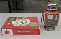 Vintage White Mountain Apple Parer & Lantern