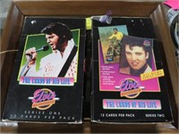 (2) BOXES OF ELVIS LIFE CARD SERIES
