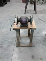 Tool Shop 6" bench grinder on stand