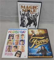 C12) 3 DVDs Movies Musical Comedy Drama Hairspray