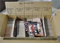 Pro Set hockey cards, approx. 1200