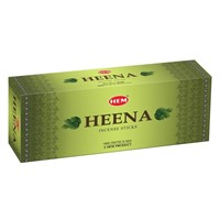 New Heena - Box of Six 20 Stick Hex Tubes - HEM