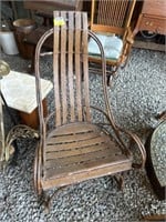 Vintage bent wood rocking chair