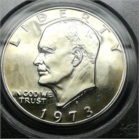 1973 S Eisenhower $1 PR69 DCAM SILVER PCGS