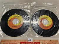 TWO 45S BEATLES ALBUMS