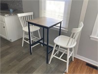 High Top Dinette Table and 2 Stools